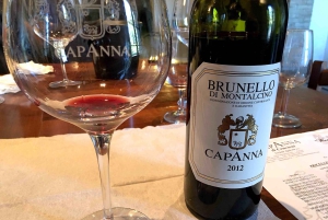 Montalcino: Tour en grupo reducido del vino Brunello desde Florencia