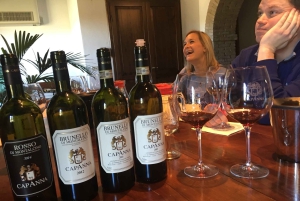 Montalcino: Tour en grupo reducido del vino Brunello desde Florencia