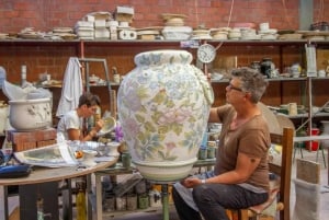 Montelupo Fiorentino: aula de mestre de cerâmica toscana