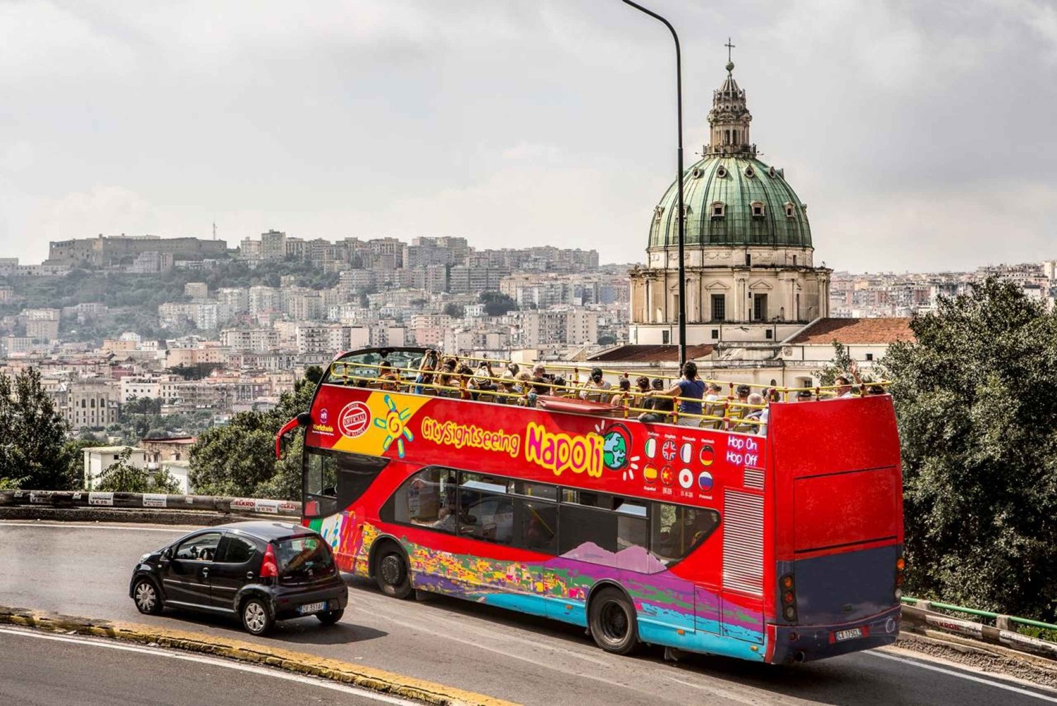 Napoli fra Firenze 1 dag: Høyhastighetstog og Hop On Hop Off