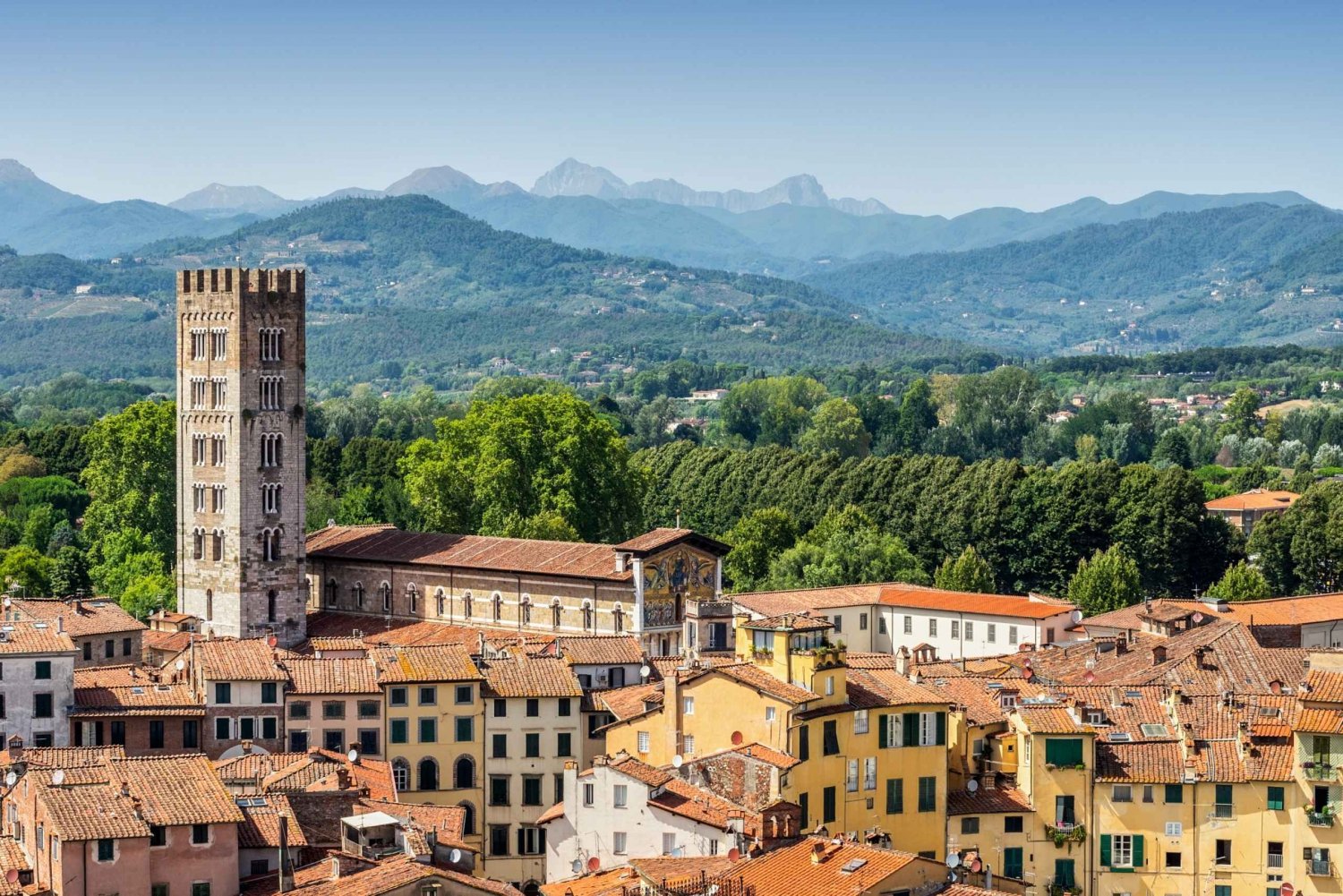 Pisa og Lucca: privat heldagstur med luksusvogn