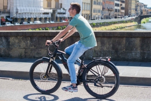 Privat tur på elcykel: Piazzale Michelangelo & Firenzes bakker