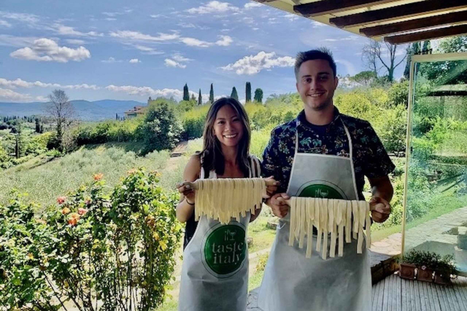Prywatna lekcja gotowania we Florencji i wycieczka po lokalnym targu