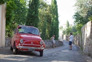 Private Vintage Fiat 500 Tour from Florence with Lunch