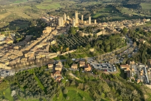 San Gimignano: Hubschrauber-Weintour in der Chianti-Region