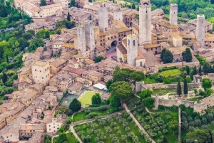 San Gimignano: Hubschrauber-Weintour in der Chianti-Region