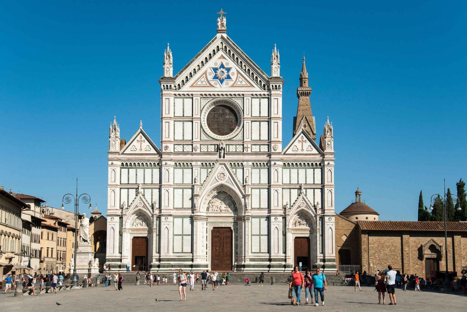Rondleiding door de kerk van Santa Croce in Florence
