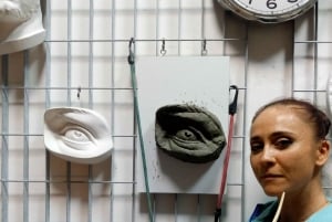 Escultura em Florença: Aula de modelagem clássica em argila