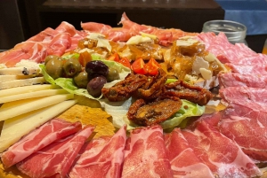 Vinprovningsupplevelse med sju olika sorters toskanskt vin