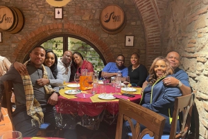 Vinprovningsupplevelse med sju olika sorters toskanskt vin