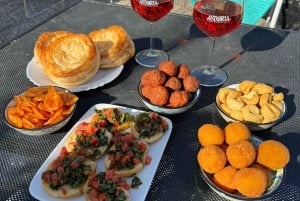 Gatemat i Lecce: Guidet spasertur med mat og vin.