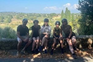 Sunset E-bike Tour i de toskanska och florentinska kullarna med provsmakning