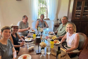 Solnedgangstur på elsykkel i de toskanske og florentinske åsene med smaksprøver