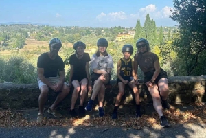 Solnedgangstur på elsykkel i de toskanske og florentinske åsene med smaksprøver