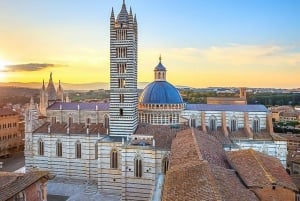 Excursão ao pôr do sol em Siena e jantar em Chianti saindo de Florença