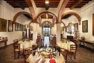 Aula de culinária tradicional da Toscana em uma vinícola de Florença