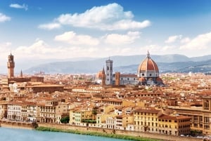 Transfert entre Florence et Rome avec arrêt touristique