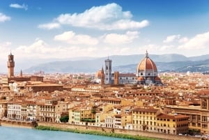 Transfer mellom Firenze og Roma med sightseeingstopp