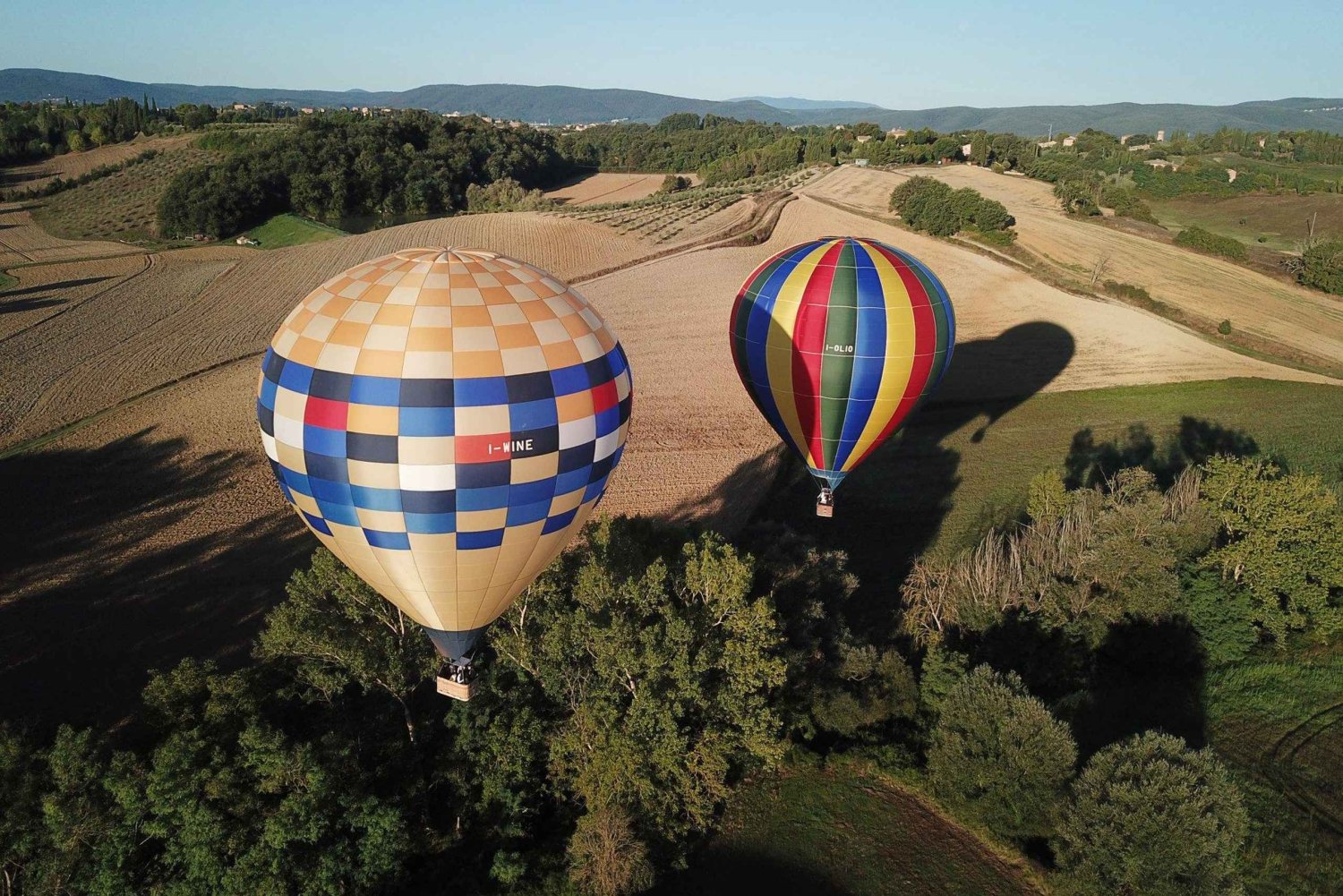 Toscana: Luftballongflygning över Chianti och Siena