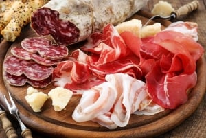 Toskana: Montalcino Abendessen im Weingut San Gimignano