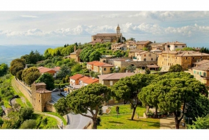 Toscana: Montalcinon illallinen San Gimignanon viinitilalla