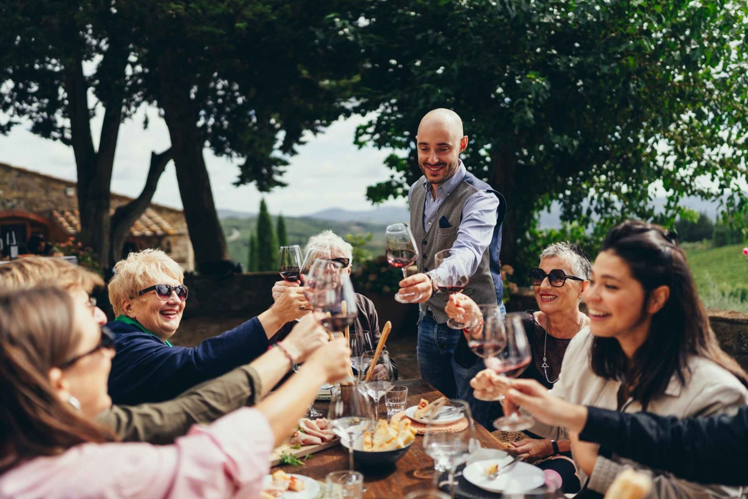 Vintur i Toscana med lokal vinekspert (liten gruppe)