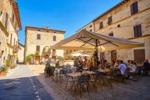 Val D'Orcia: Degustacja serów i wina z Florencji