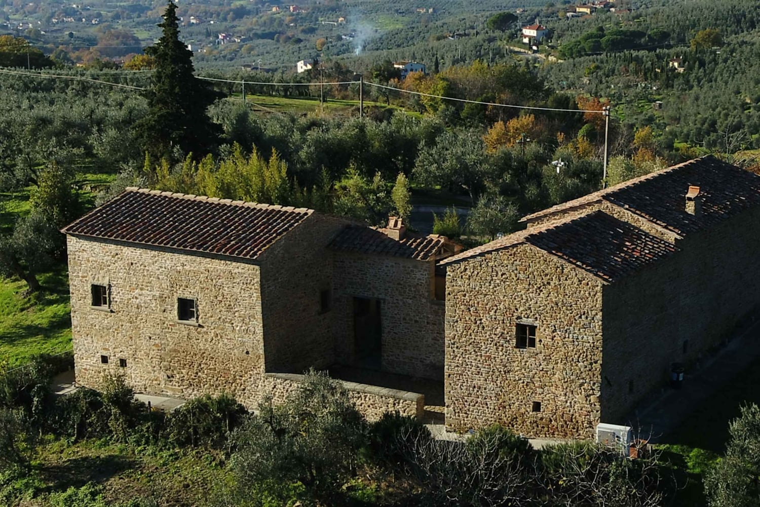 Vinci: Eingang zum Geburtshaus Leonardos
