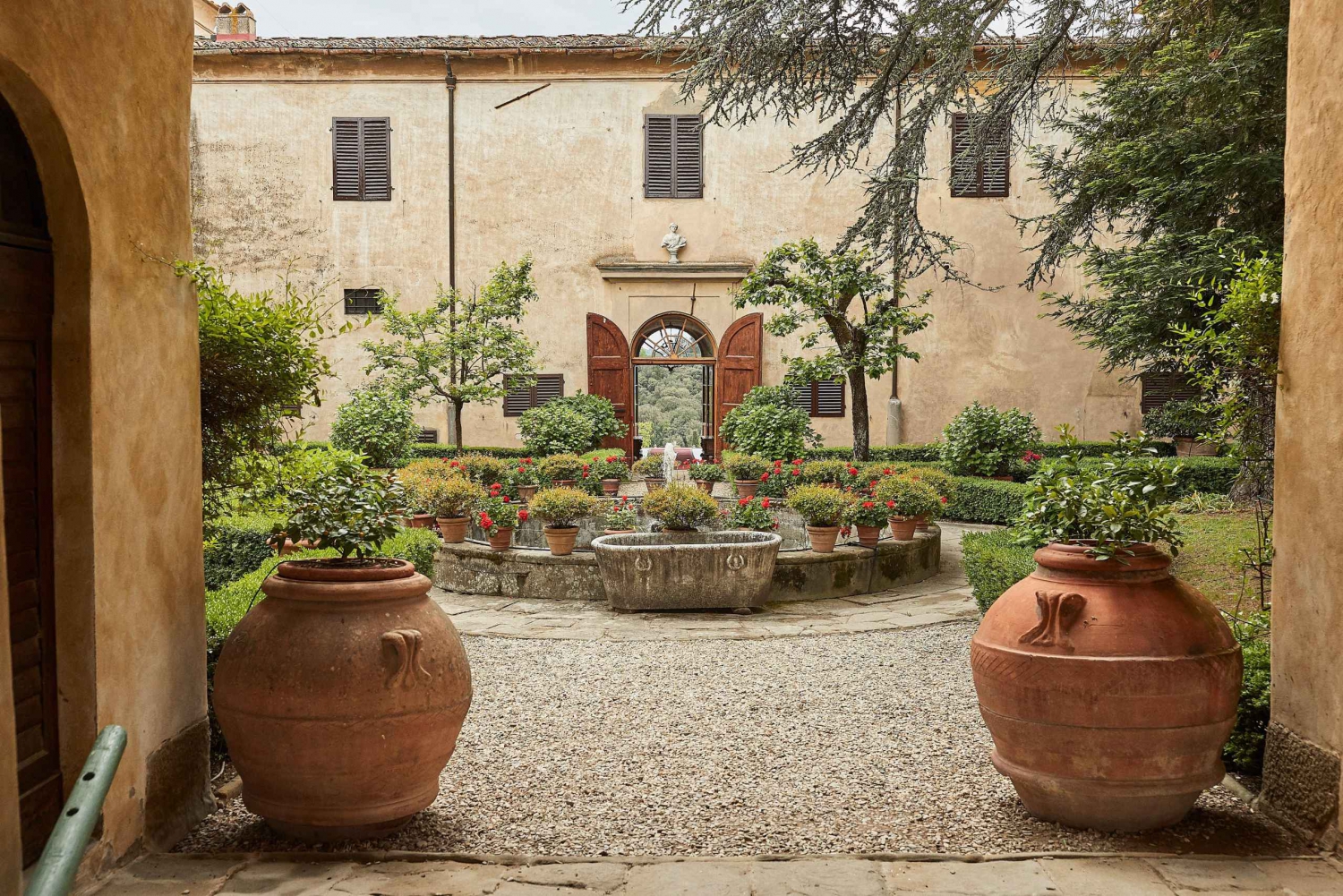 Florence, dégustation de vins du Chianti et visite de la Villa Médicis