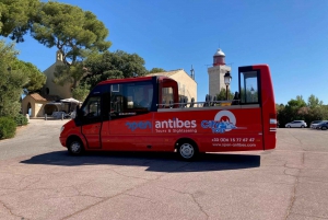 Antibes: hop-on, hop-off-sightseeingbustour van 1 of 2 dagen