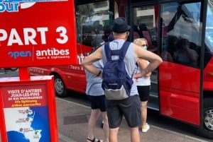 Antibes: 1 eller 2-dagars Hop-on Hop-off sightseeing bussresa