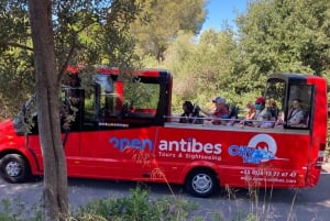 Antibes: 1 eller 2-dages Hop-on Hop-off sightseeing bustur