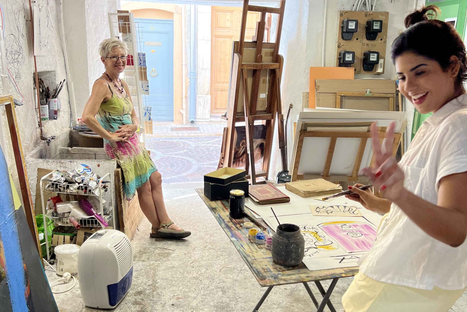 Antibes: make your art souvenir with a Local Artist