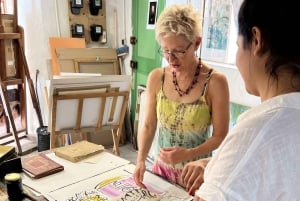 Antibes: crea il tuo souvenir artistico con un artista locale