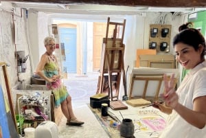 Antibes: crea il tuo souvenir artistico con un artista locale