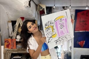 Antibes: crea il tuo souvenir artistico con un artista locale