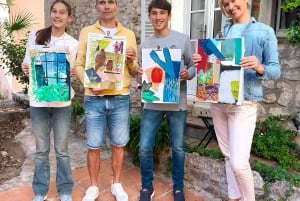 Antibes: Picasso-museon piirustuskierros paikallisen taiteilijan johdolla.