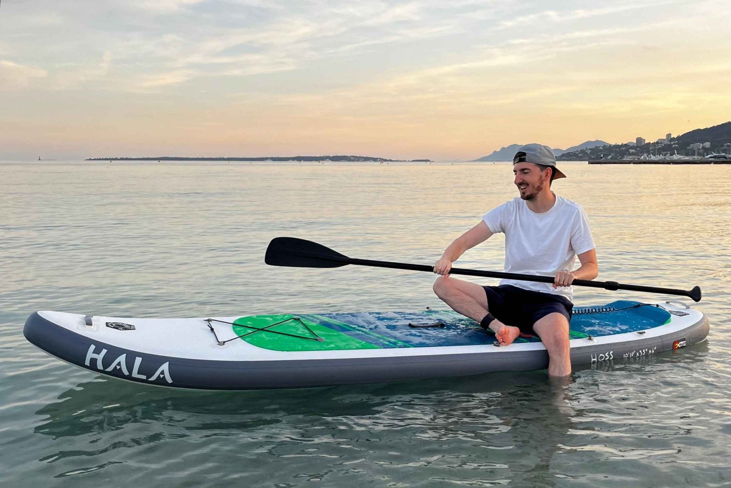 Antibes: Stand Up Paddle vid soluppgång/solnedgång & videominnen