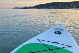 Antibes: Stand Up Paddle ved soloppgang/solnedgang og videominner
