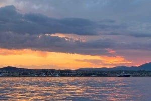 Antibes: Båtcruise ved solnedgang/feiring med venner