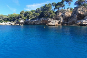 Aperitive at sunset on sailboat-Swim and paddle-Antibes Cape