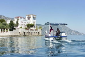 Nice: Privat fransk Riviera Solar Boat Cruise