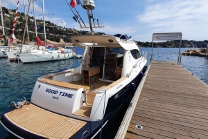 Tour en bateau, croisière commentée, baignade, Nice, Saint jean Cap Ferrat