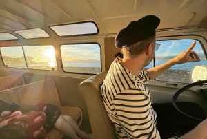 Cannes 2 heures : visite privée en bus français d'époque