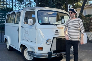 Cannes 2 heures : visite privée en bus français d'époque