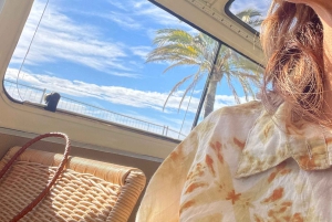 Cannes 2 heures : visite privée en bus français d'époque