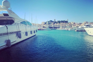 Cannes 2 heures : visite privée en bus français d'époque