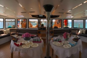 Cannes: medio día de crucero en catamarán con almuerzo