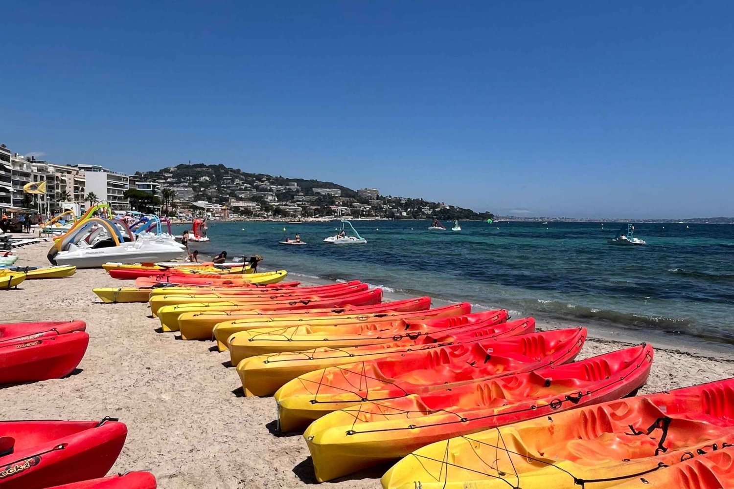 Cannes-Îles de Lérins : Kayak rental for day/half day