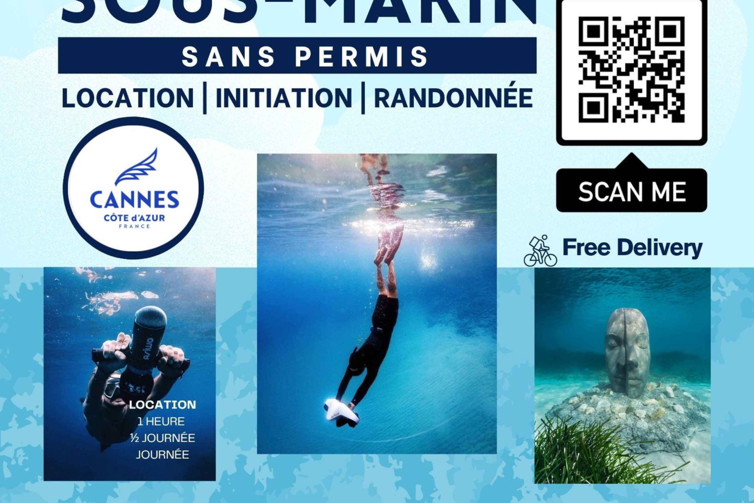 Cannes, Lérinsin saaret: Vierailu ekomuseossa vesiskootterilla